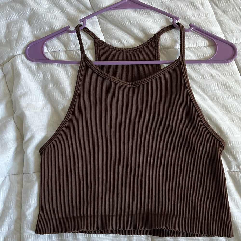 2 Gap Athletic Seamless Halter Tops